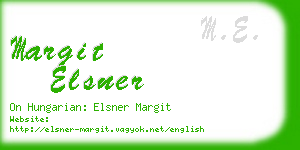 margit elsner business card